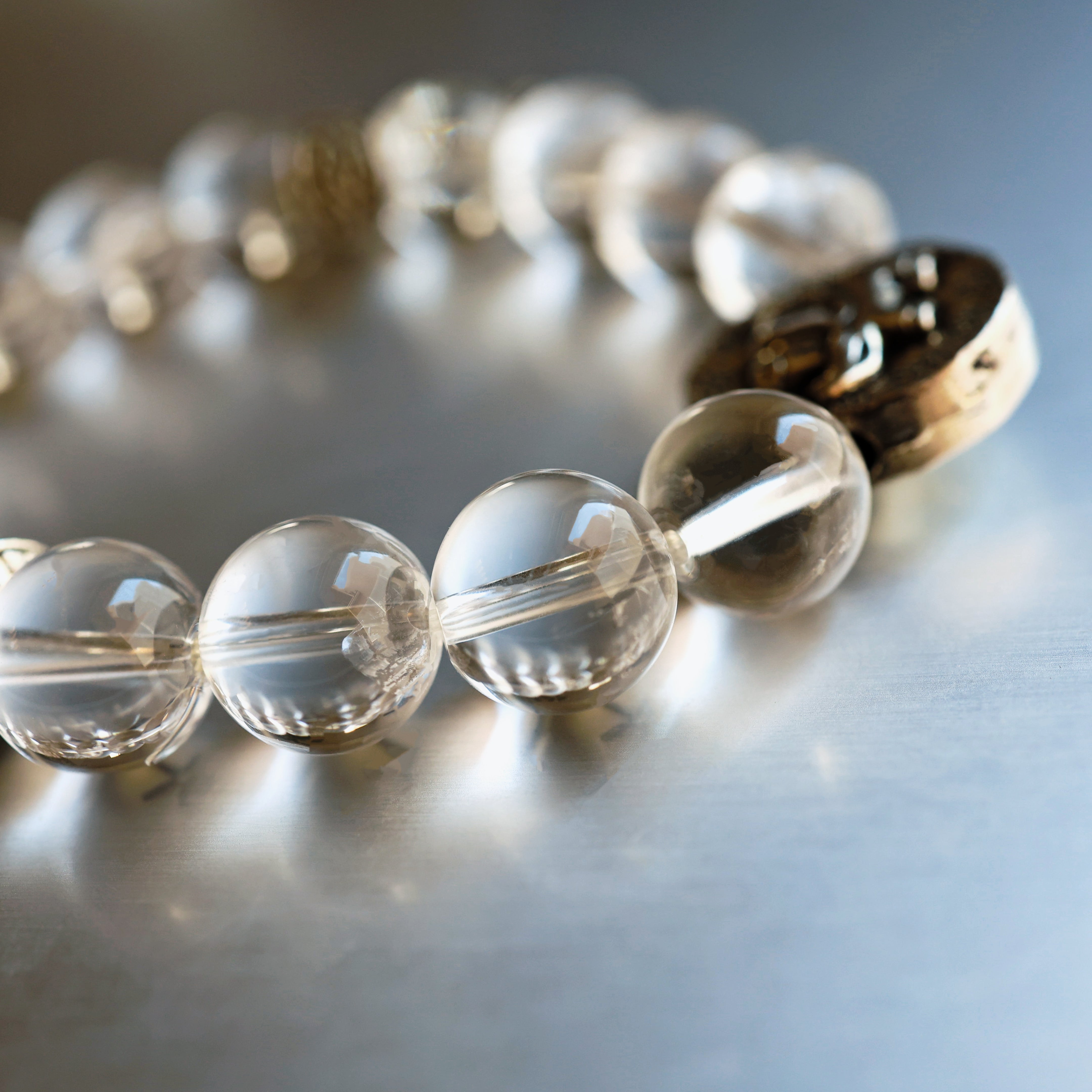 Himalayan White Crystal Bracelet | Purification · Clarity · Immunity