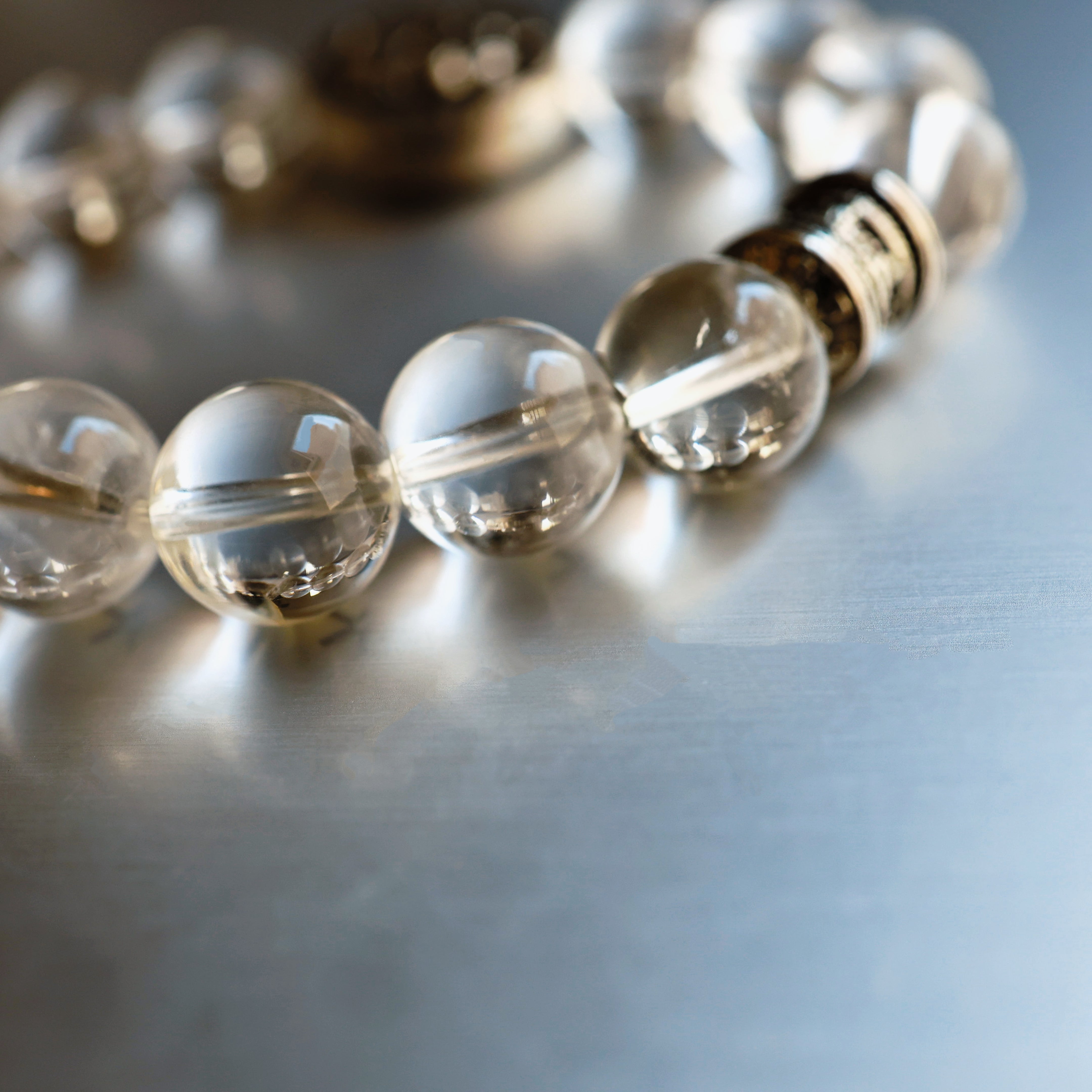 Himalayan White Crystal Bracelet | Purification · Clarity · Immunity