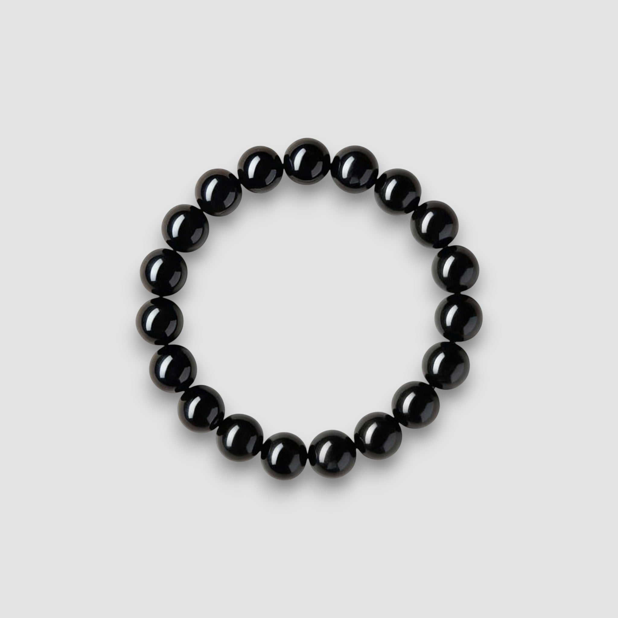 Natural Black Obsidian Bracelet | Energy Protection · Grounding · Emotional Balance