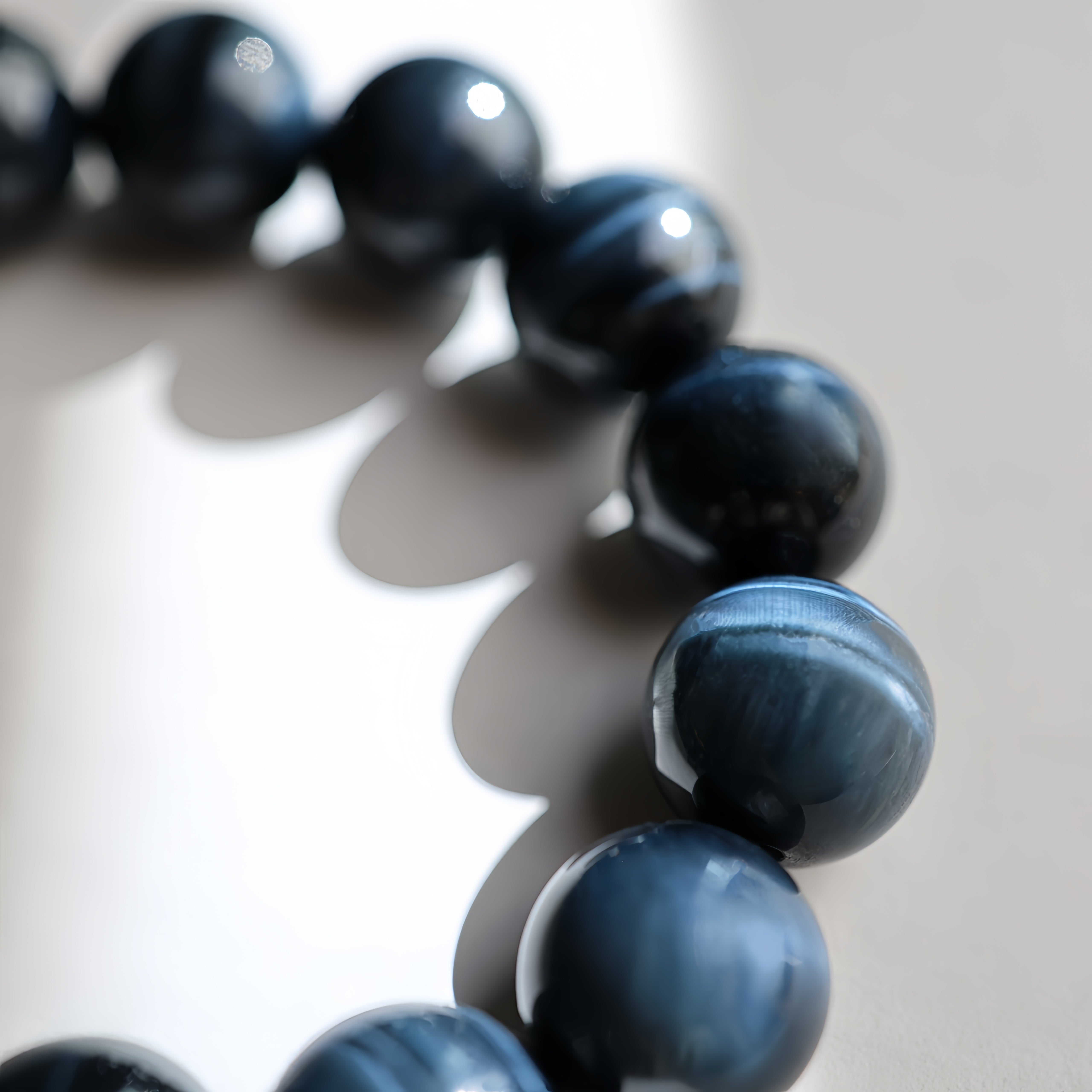 Blue Tiger’s Eye Crystal Bracelet | Anxiety Relief . Mental Clarity . Energy Protection