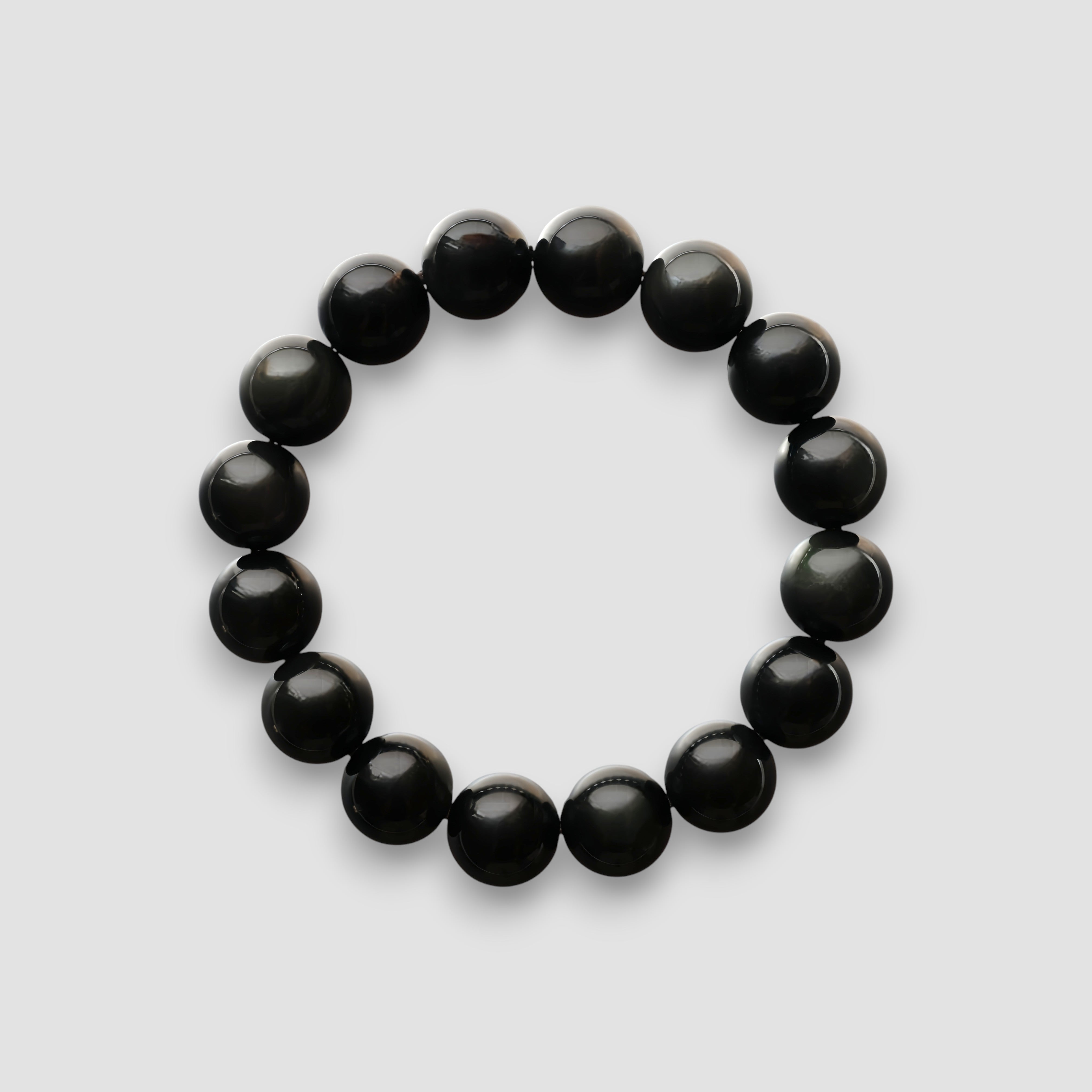 Natural Black Obsidian Bracelet | Energy Protection · Grounding · Emotional Balance