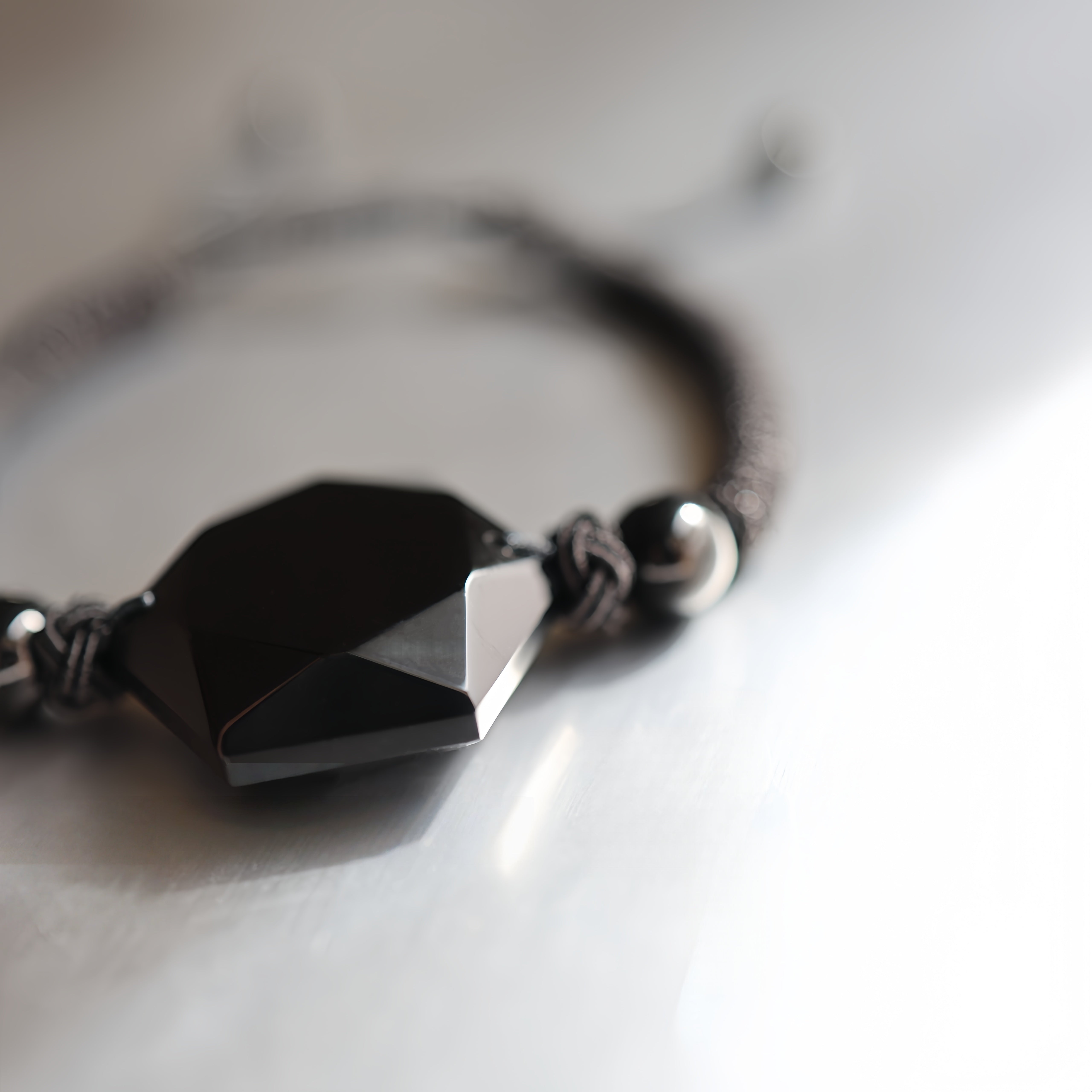 Natural Black Obsidian Bracelet | Calm · Clarity · Protection