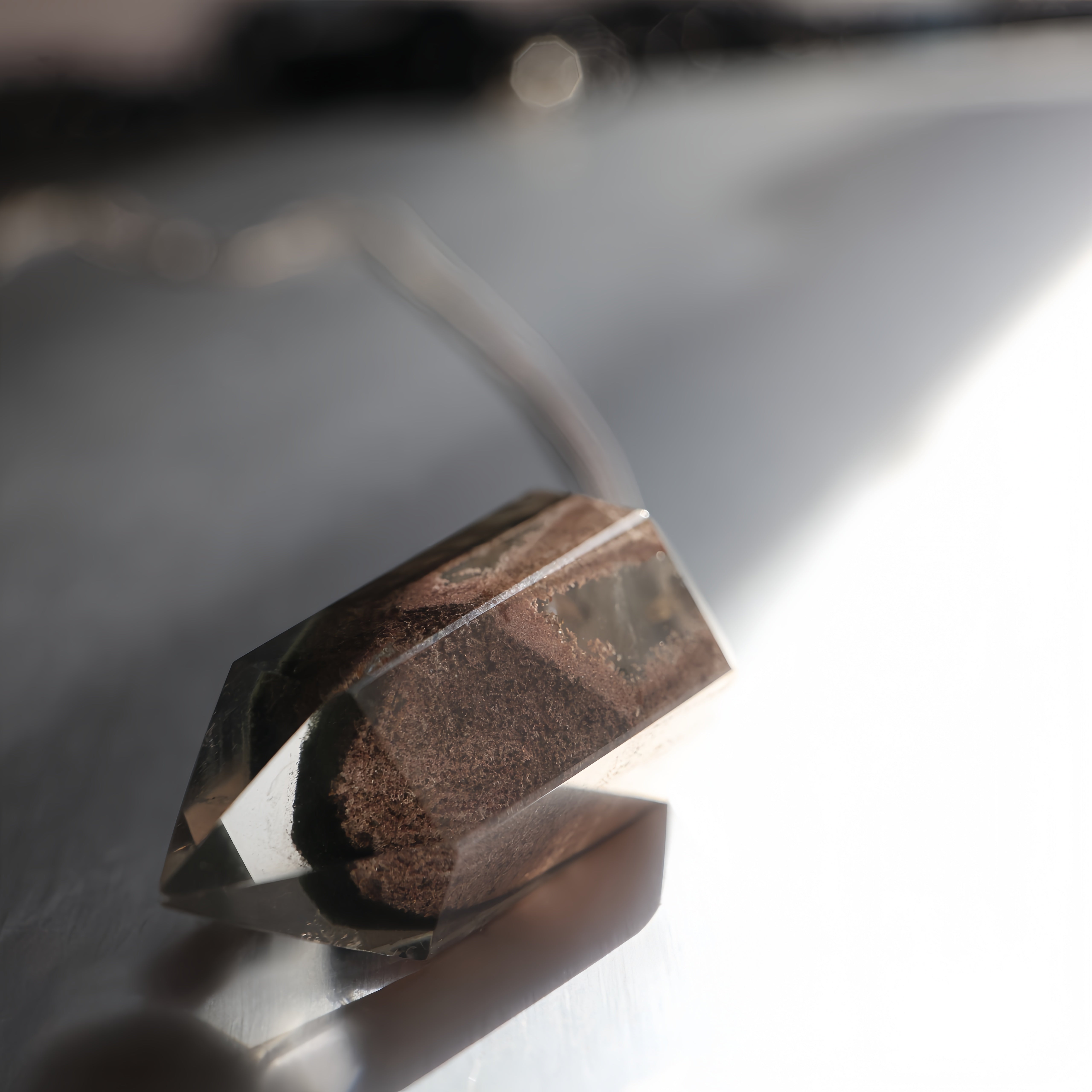 Natural Four Seasons Phantom Quartz Necklace | Wealth · Career · Study Support