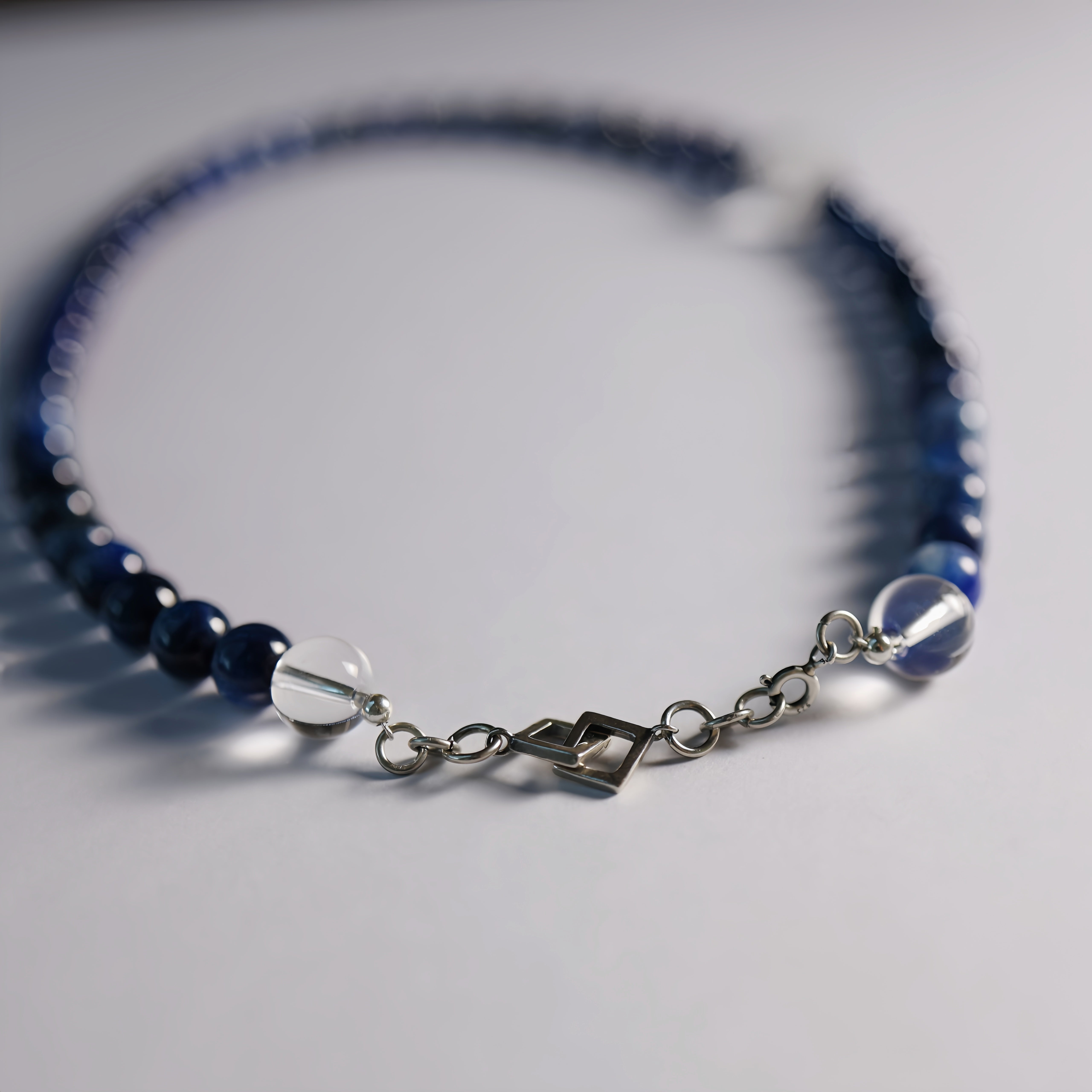 Kyanite & Clear Quartz Necklace | Stone of Faith · Clarity · Balance