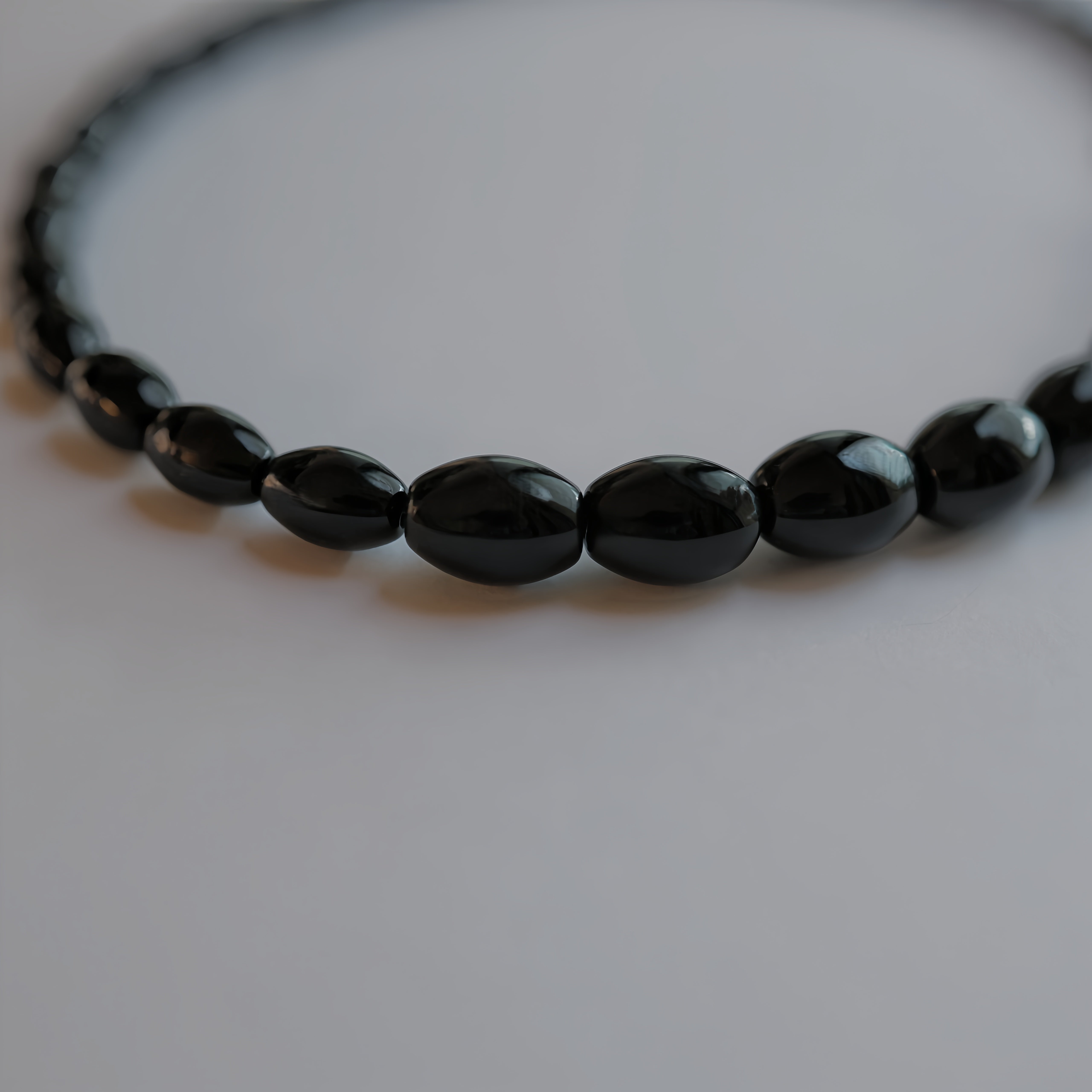 Black Agate Necklace | Stone of Longevity · Protection · Calm Energy