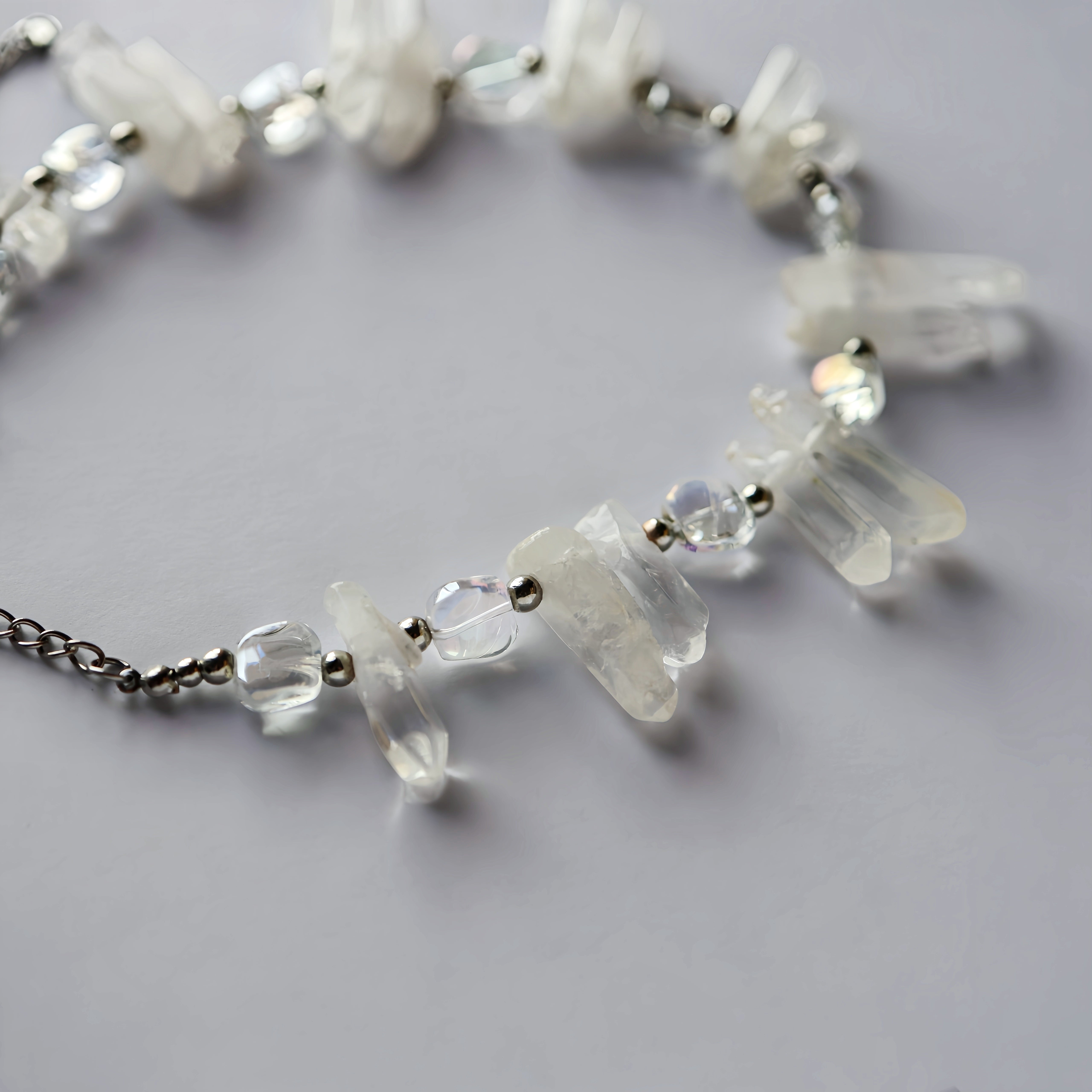 Natural Clear Quartz Point Necklace | Clarity · Energy Amplifier · Focus