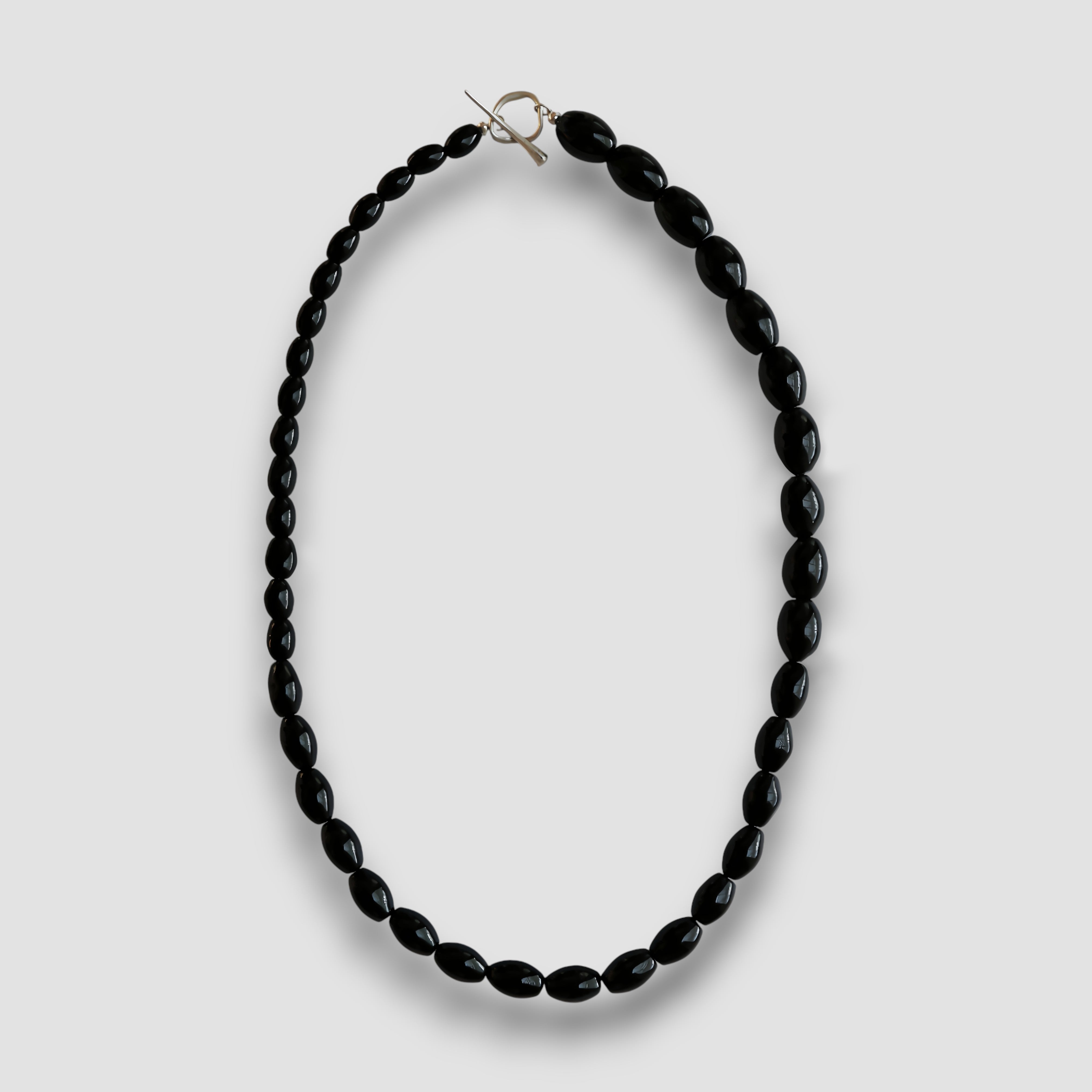Black Agate Necklace | Stone of Longevity · Protection · Calm Energy