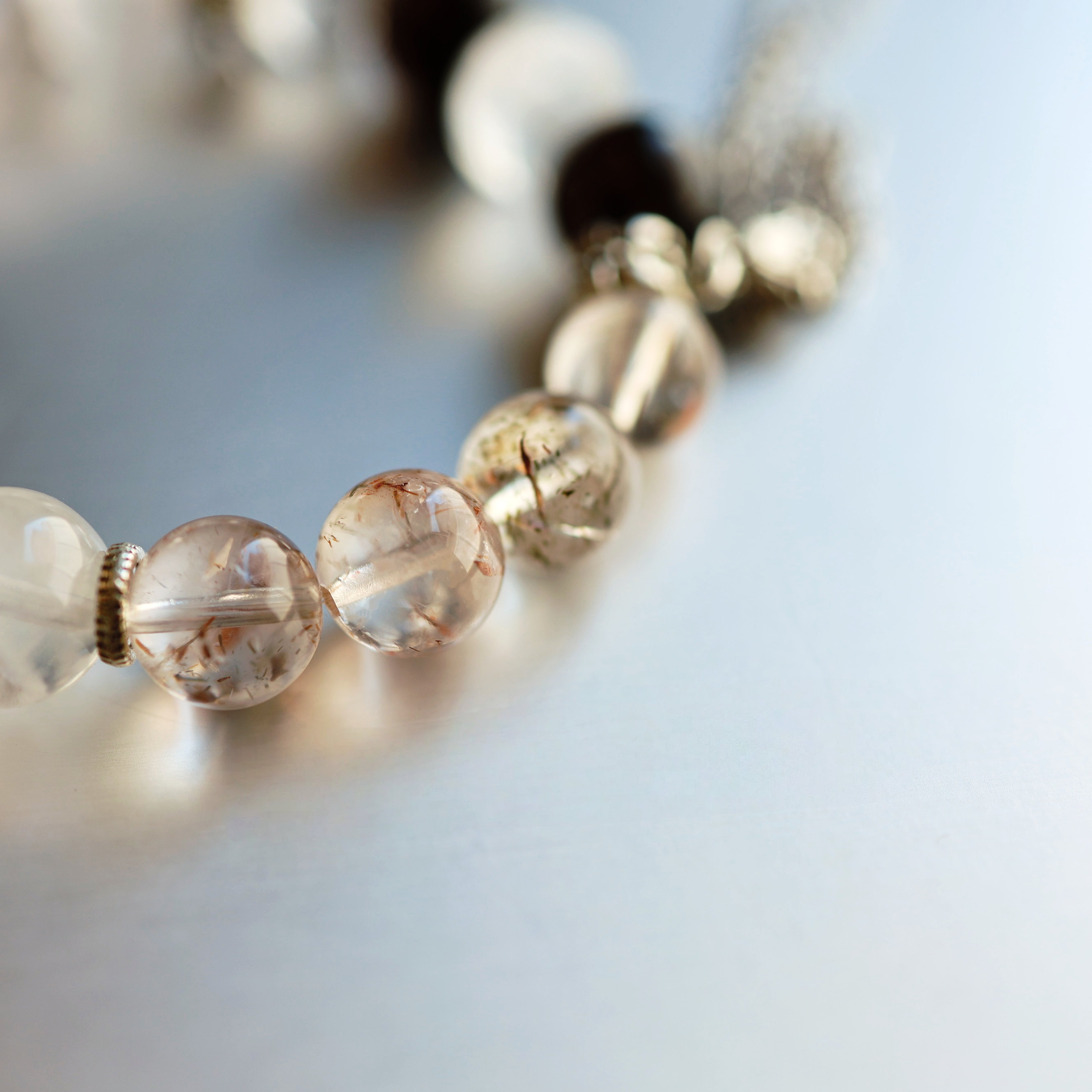 Smoky Rutilated Quartz Bracelet                                   Protection | Wealth | Focus