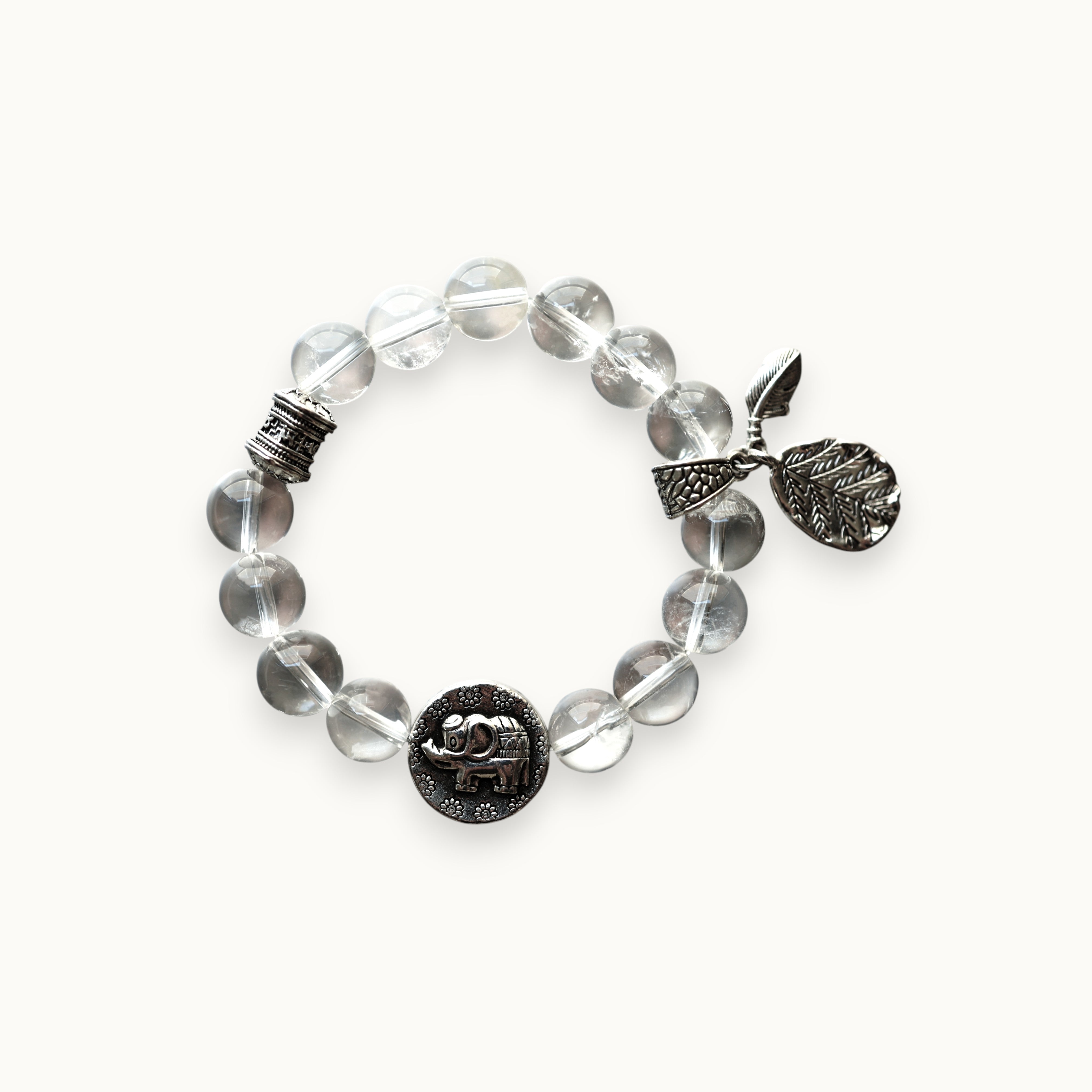 Himalayan White Crystal Bracelet | Purification · Clarity · Immunity