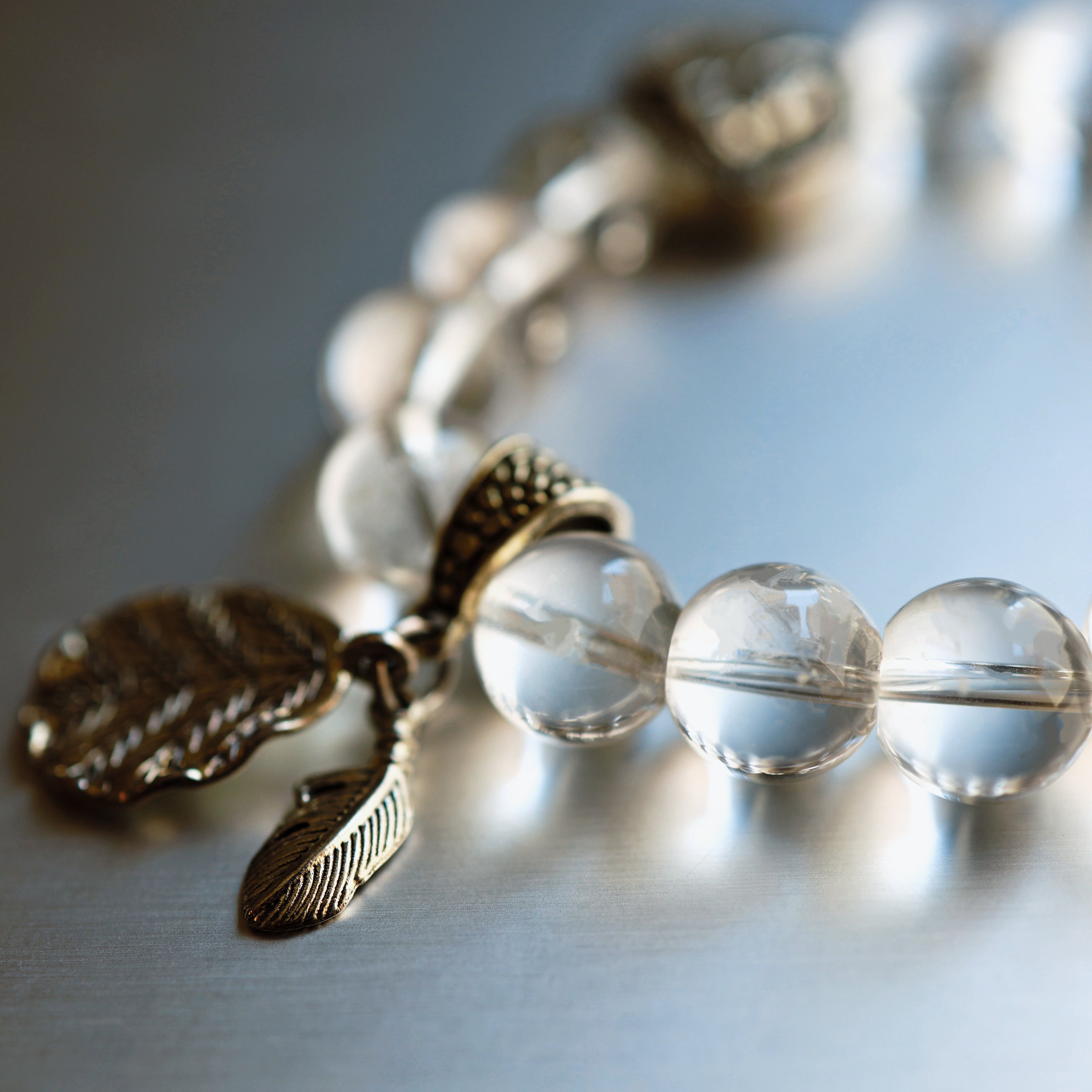 Himalayan White Crystal Bracelet | Purification · Clarity · Immunity