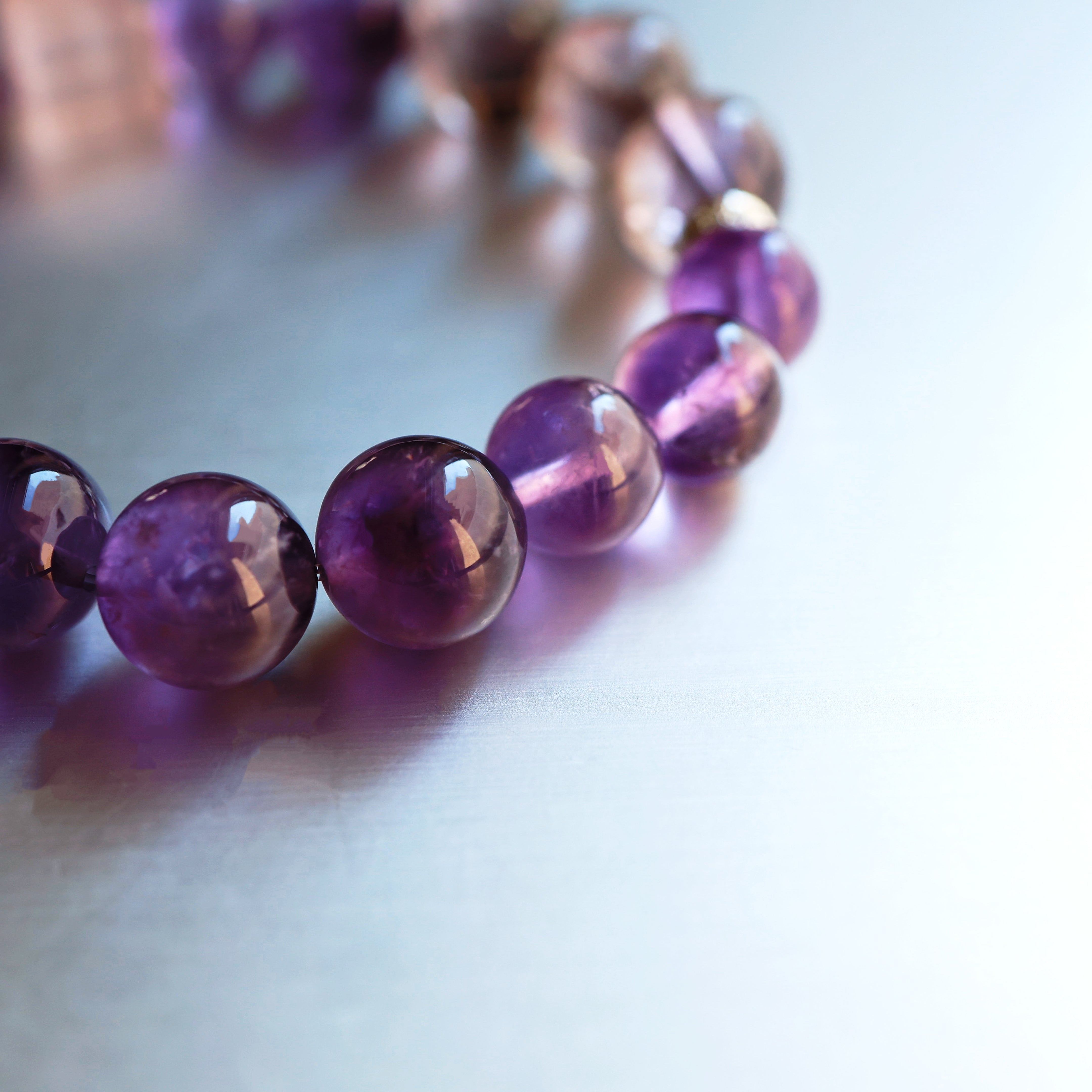 Lavender Amethyst Bracelet | Calmness · Balance · Positive Energy