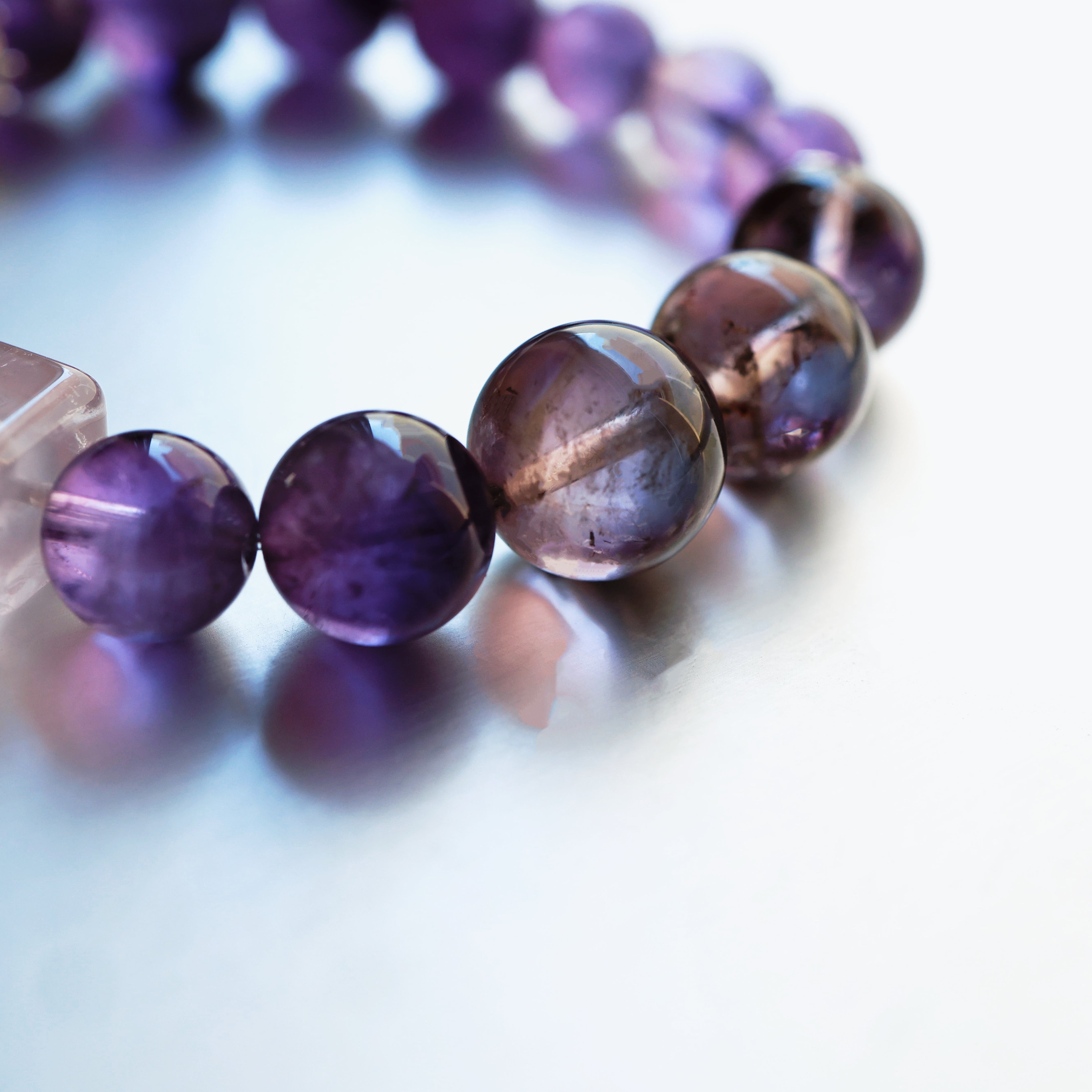 Lavender Amethyst Bracelet | Calmness · Balance · Positive Energy