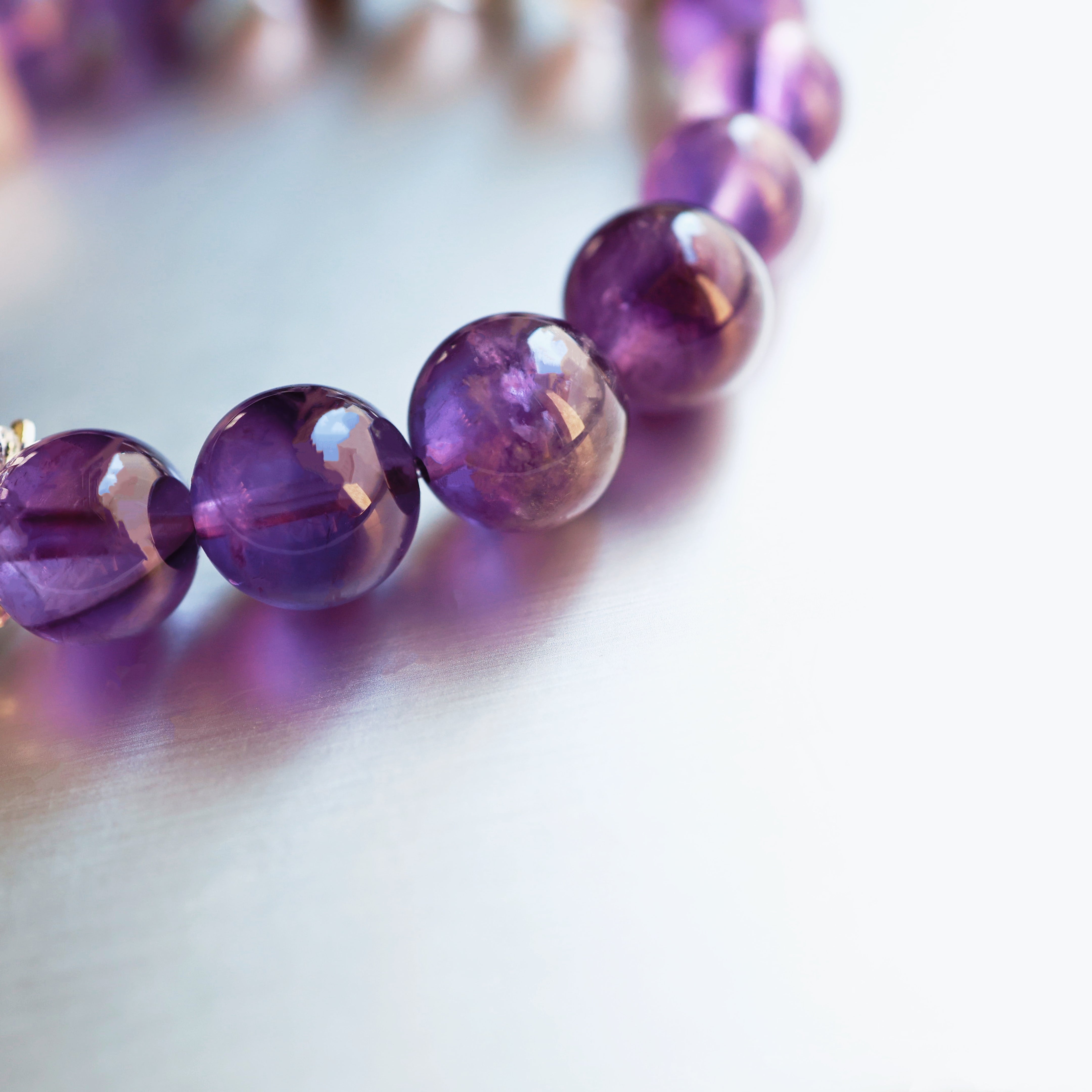 Lavender Amethyst Bracelet | Calmness · Balance · Positive Energy