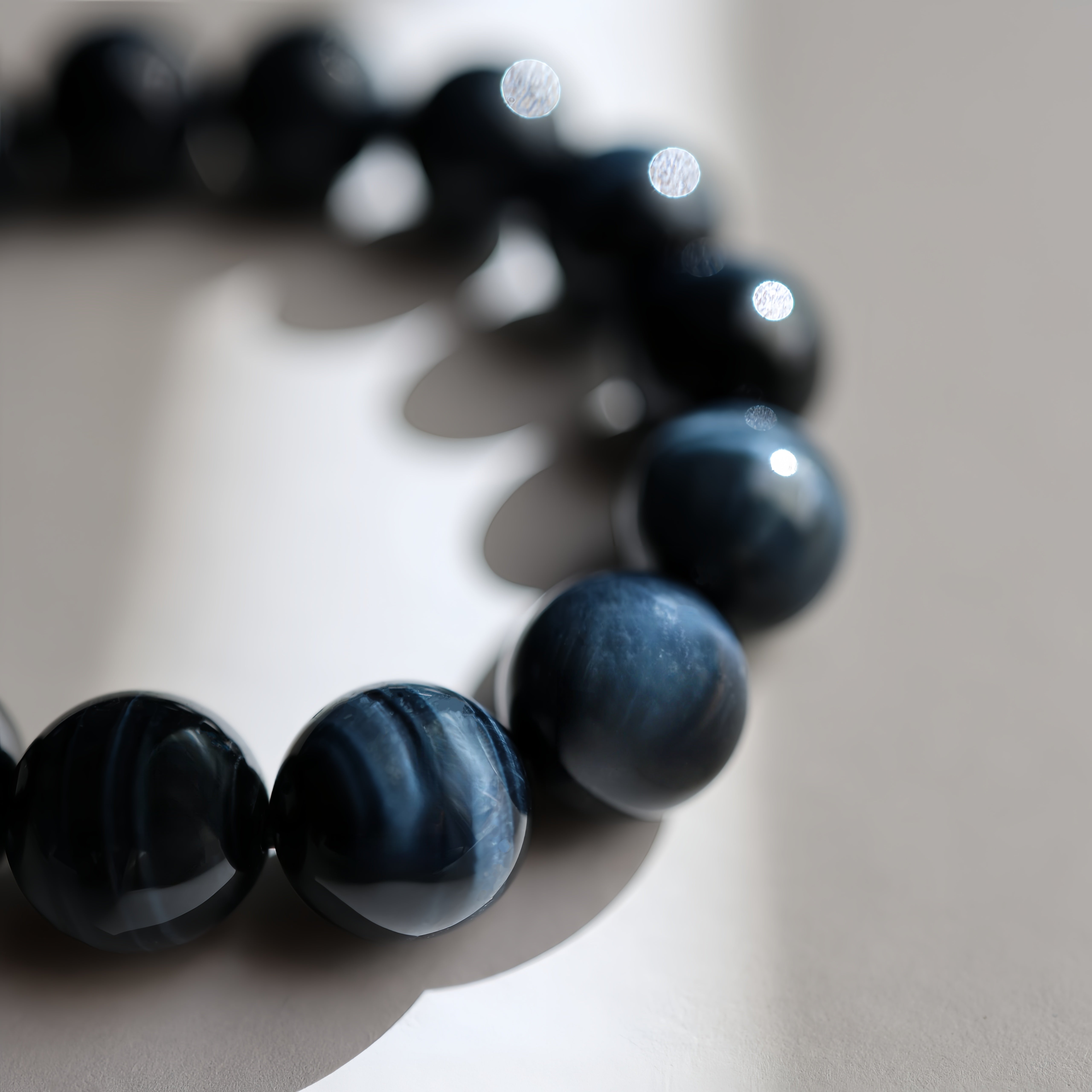 Blue Tiger’s Eye Crystal Bracelet | Anxiety Relief . Mental Clarity . Energy Protection
