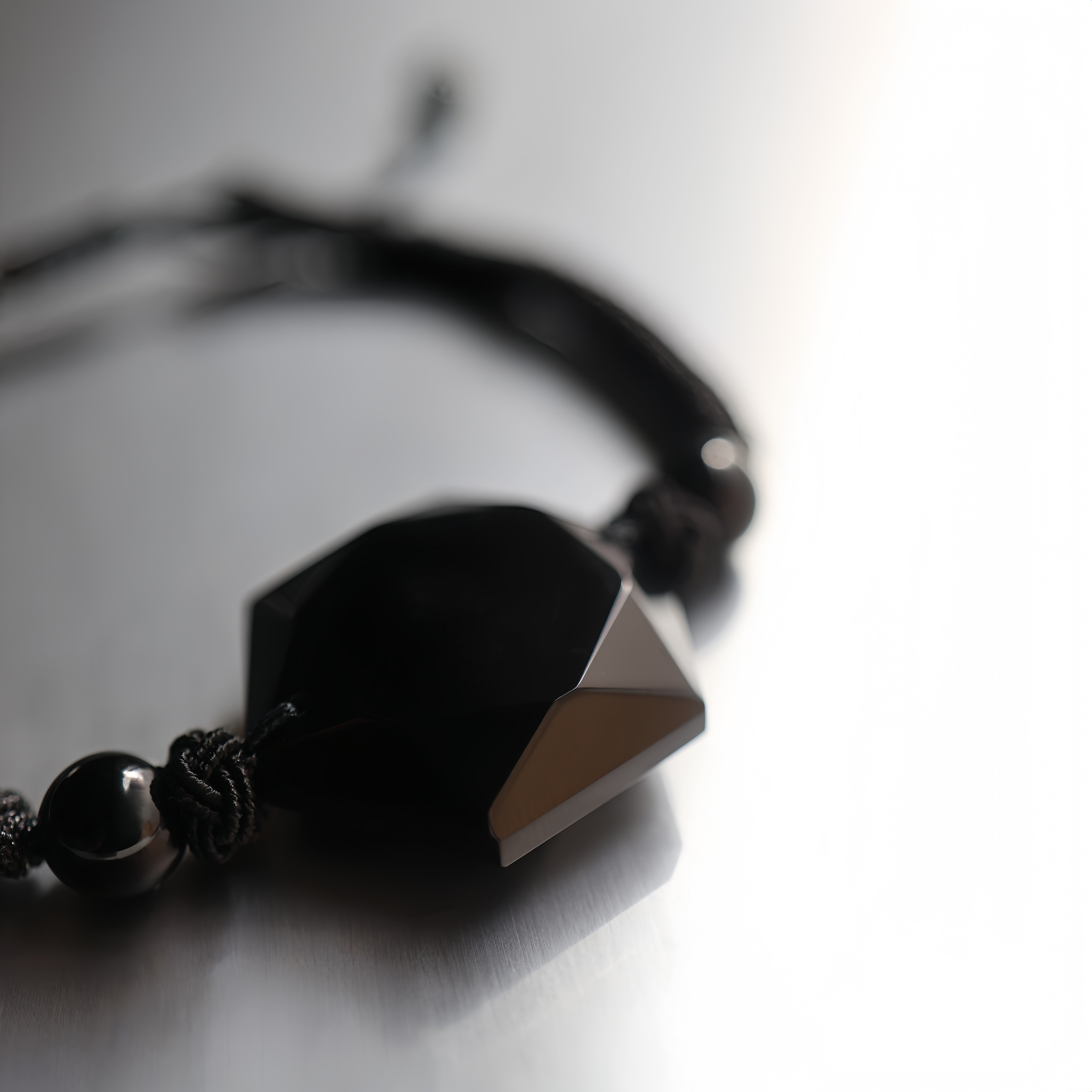 Natural Black Obsidian Bracelet | Calm · Clarity · Protection