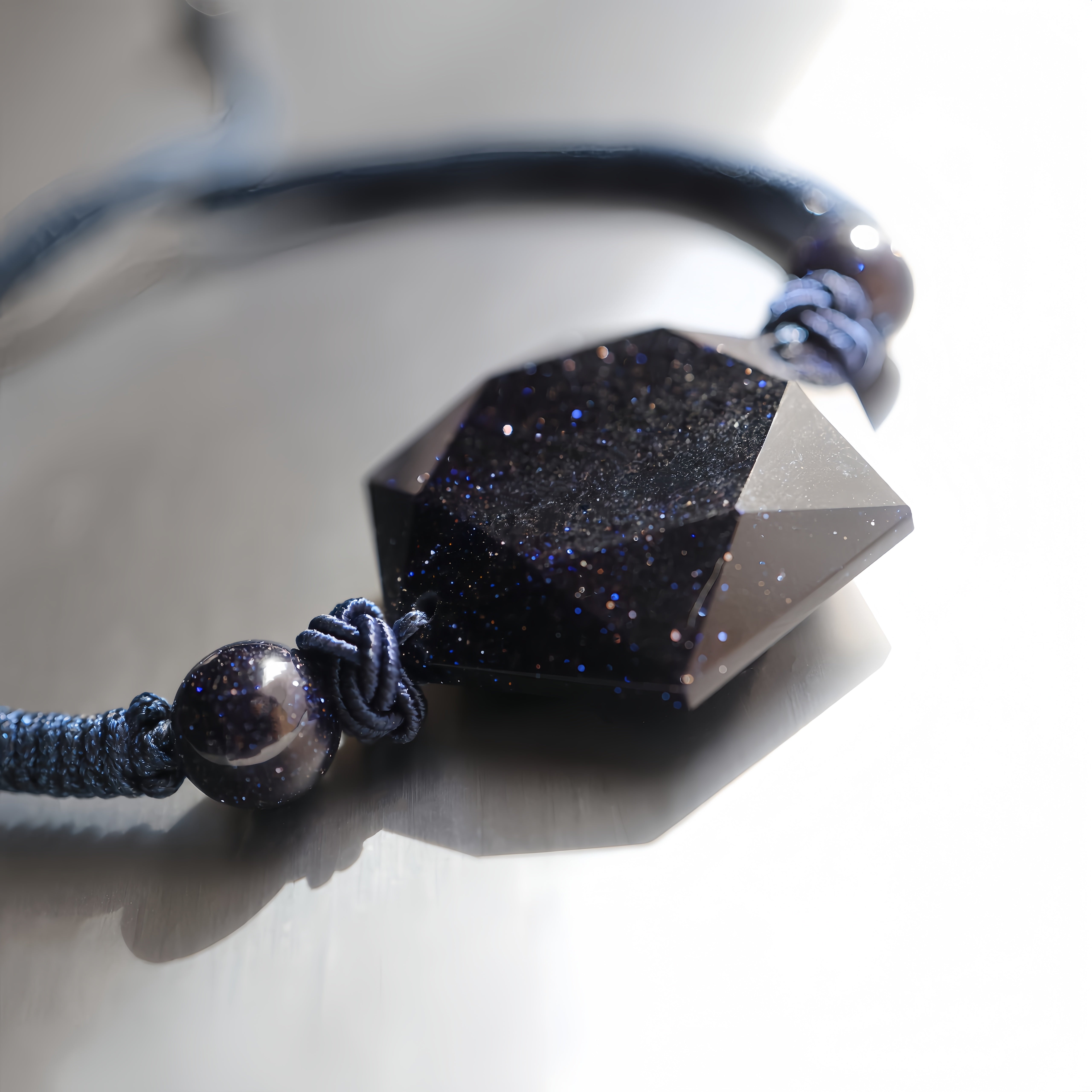 Natural Blue Sandstone Bracelet | Confidence · Calm · Positive Energy