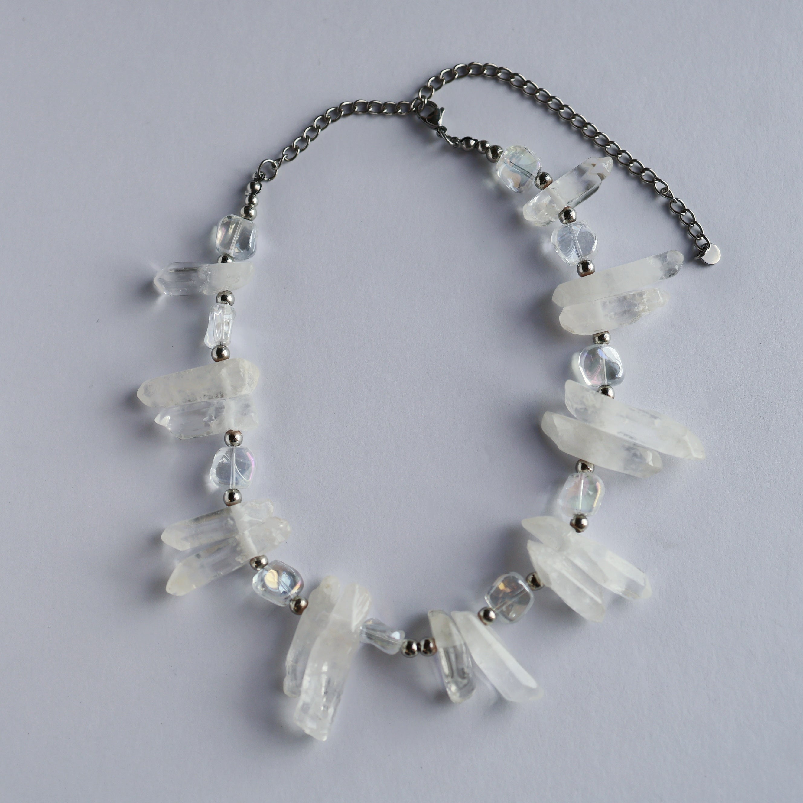 Natural Clear Quartz Point Necklace | Clarity · Energy Amplifier · Focus