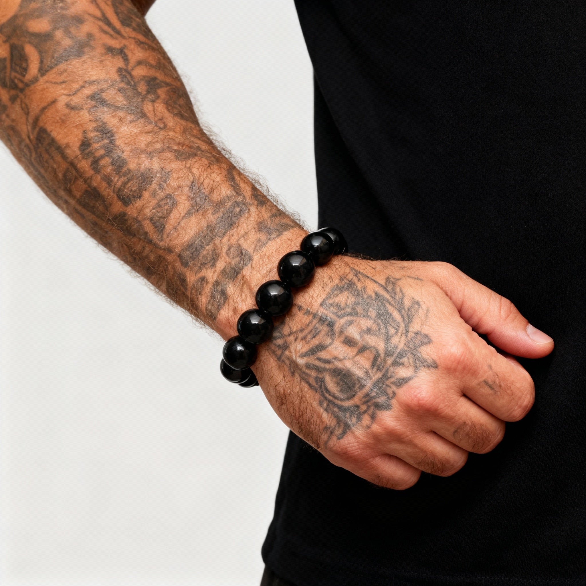 Natural Black Obsidian Bracelet | Energy Protection · Grounding · Emotional Balance