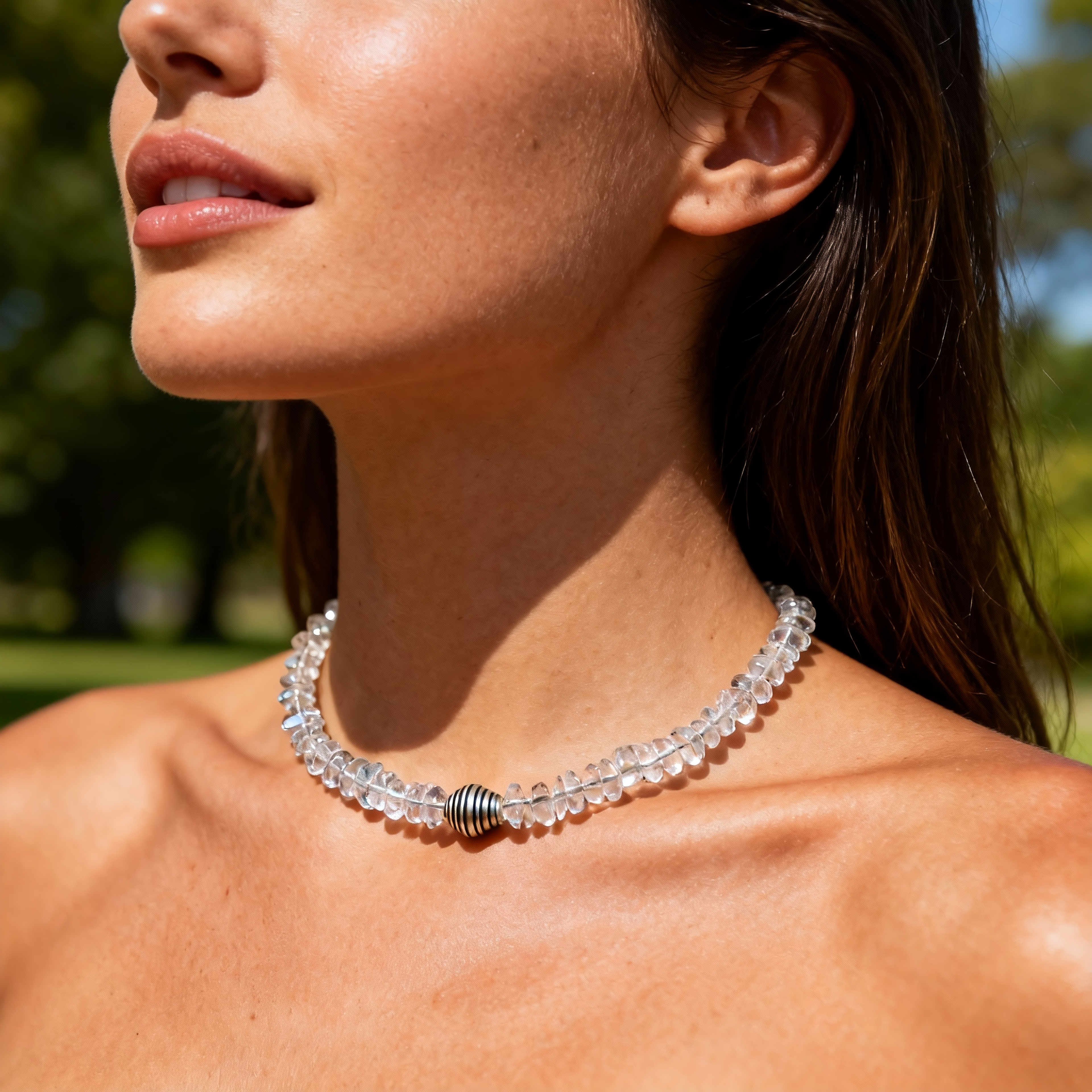 Pure Natural Clear Quartz Necklace | Clarity · Purity · Energy Amplifier