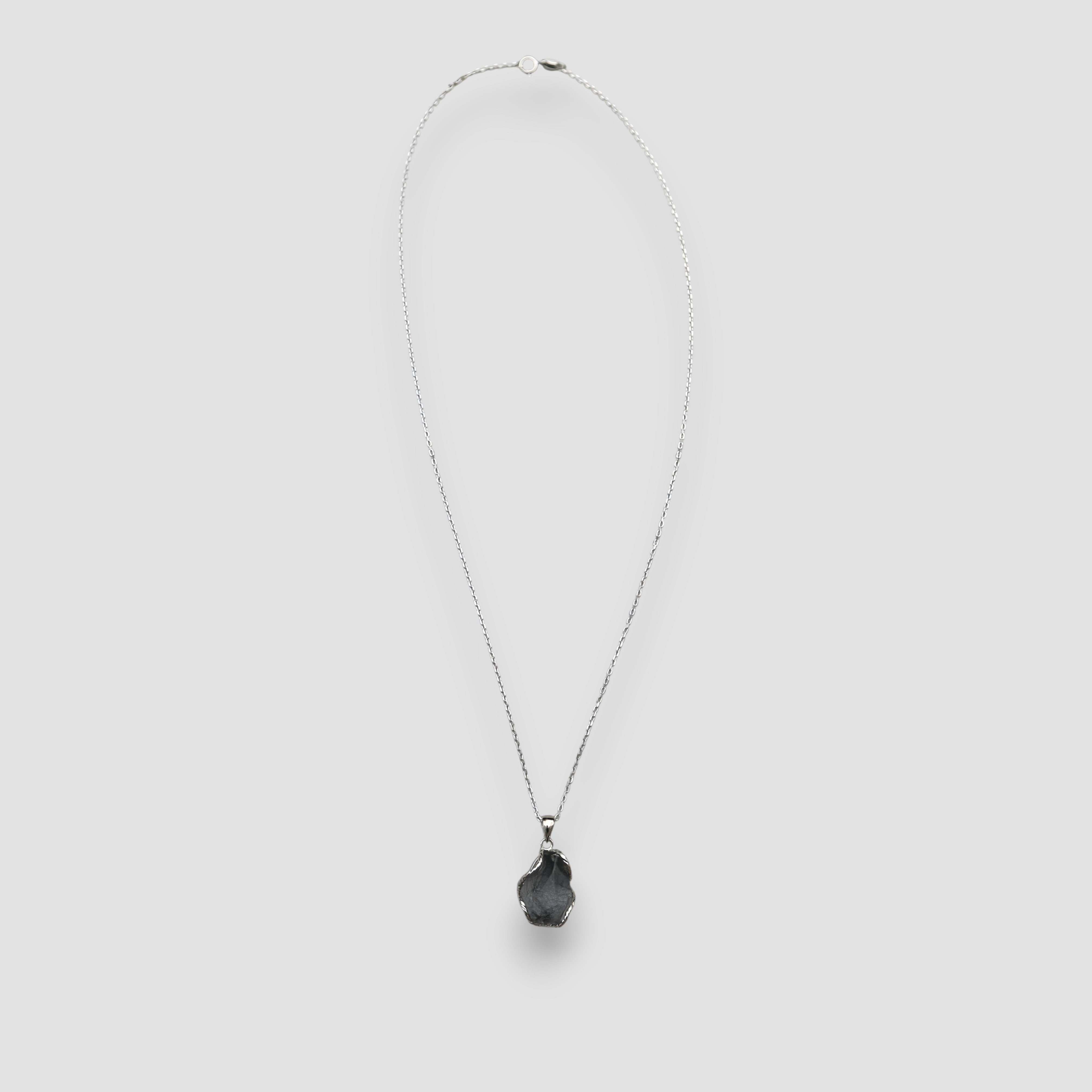 Black Rutilated Quartz Necklace | Strength · Leadership · Clarity