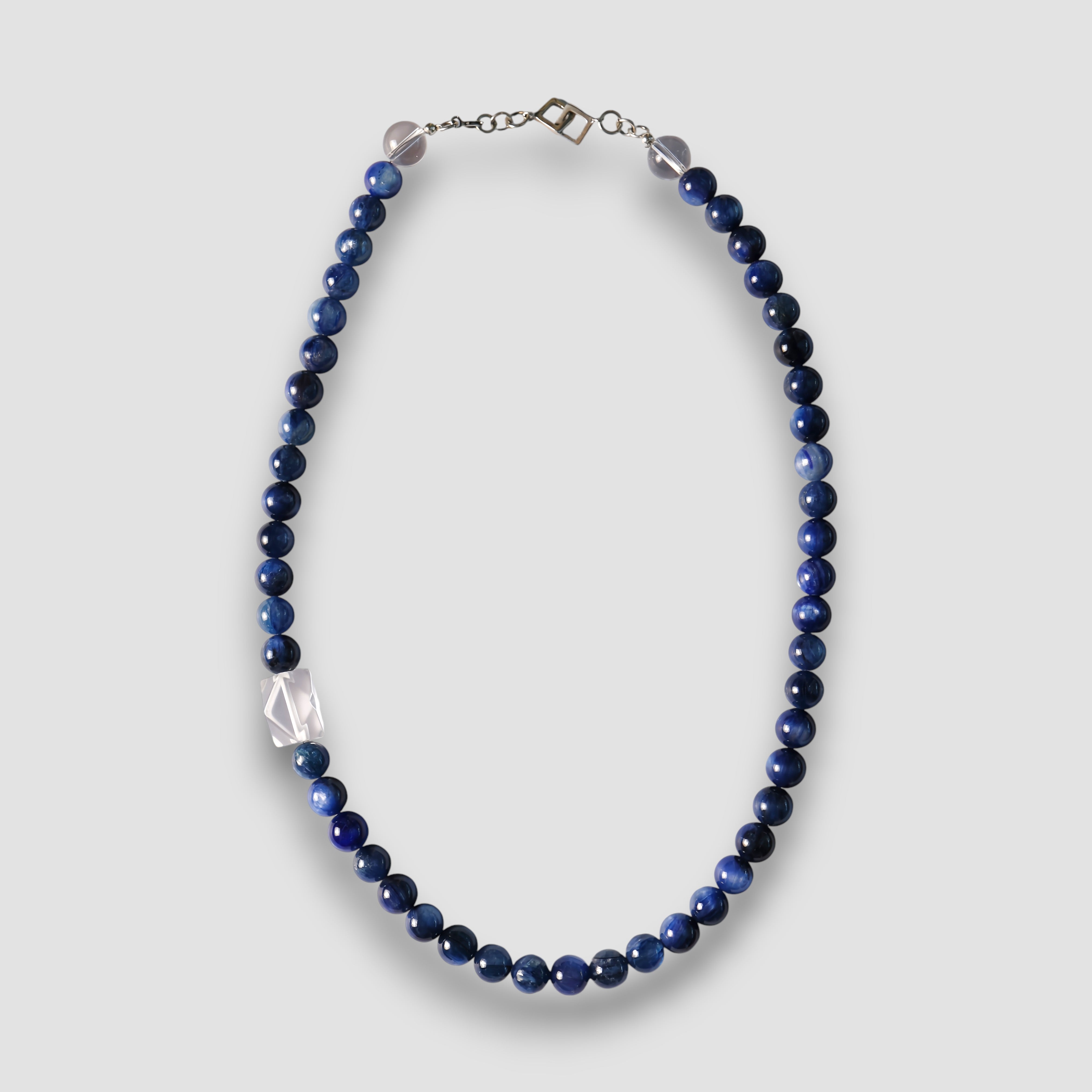 Kyanite & Clear Quartz Necklace | Stone of Faith · Clarity · Balance